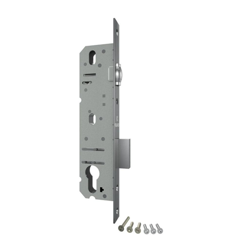 Фото Корпус узкопрофильного замка с роликовой защёлкой PROF5124-30 CP хром