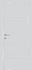 Межкомнатная дверь PX-12  AL кромка с 4-х ст. Сапфир матовый
