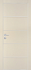 Межкомнатная дверь PX-12  AL кромка с 4-х ст. Бежевый матовый