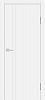 Межкомнатная дверь P-20 AL  молдинг Белый матовый